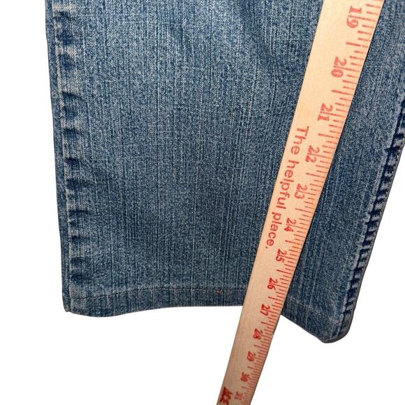 Vintage Levis Signature‎ Sz 12 Mid Rise Bootcut Jeans Classic Workwear Western - Picture 7 of 9